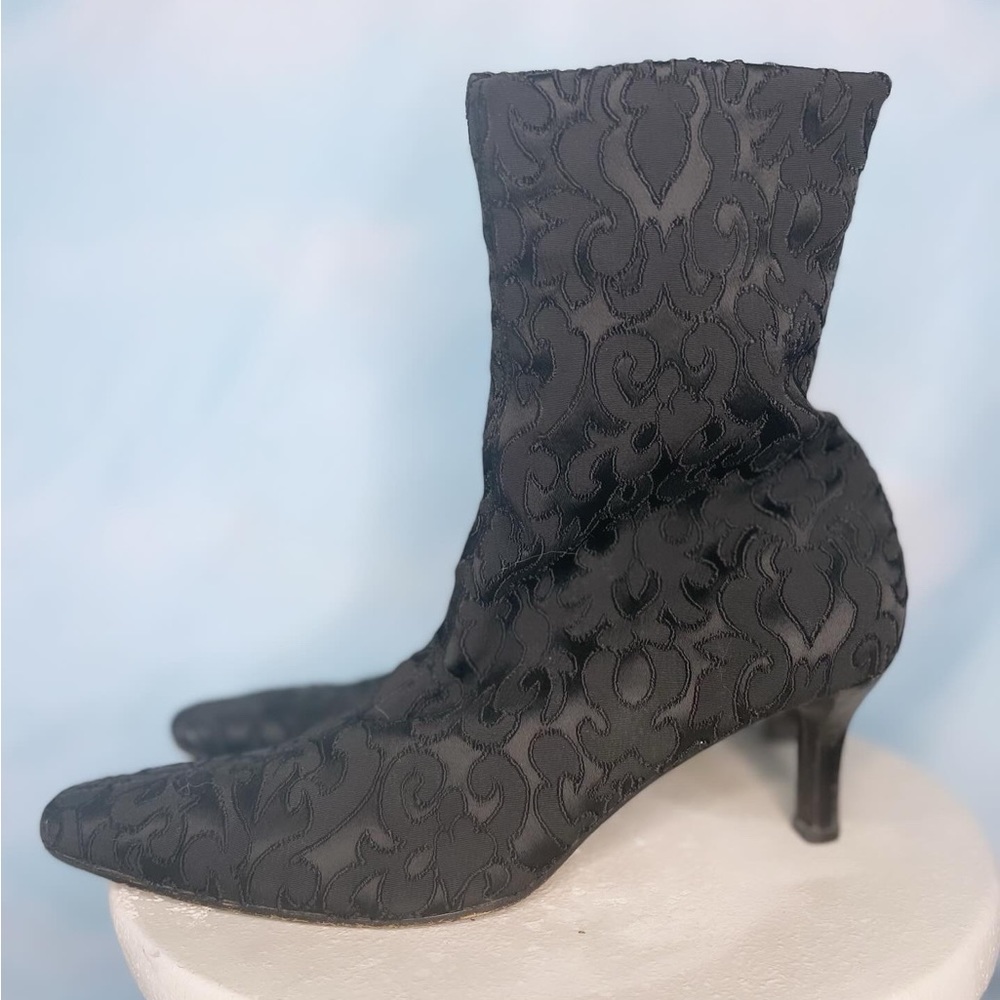 Black sock boots